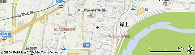 和歌山県橋本市岸上193周辺の地図