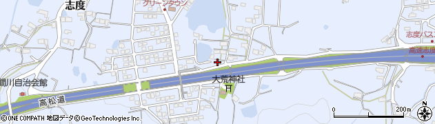 香川県さぬき市志度3613周辺の地図