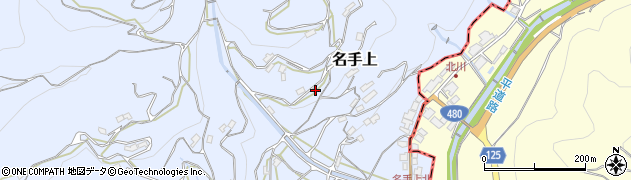 和歌山県紀の川市名手上952周辺の地図