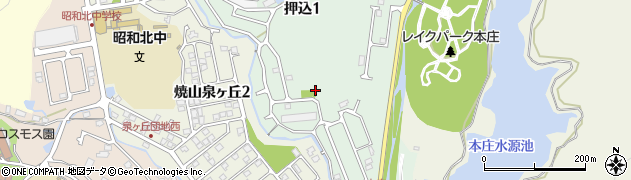 泉庄苑公園周辺の地図