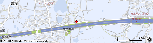 香川県さぬき市志度3640周辺の地図