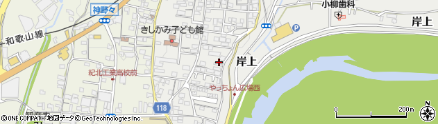和歌山県橋本市岸上123周辺の地図