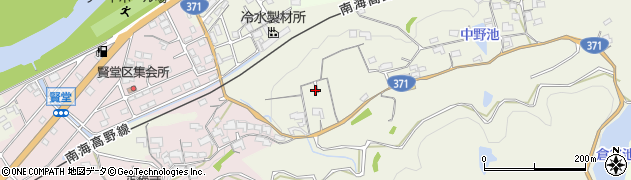 和歌山県橋本市向副412周辺の地図