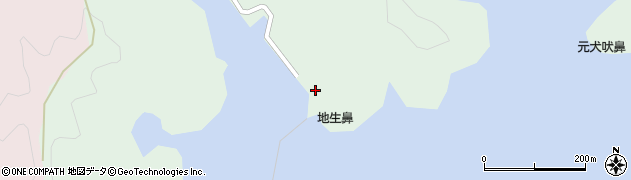 長崎県対馬市美津島町犬吠293周辺の地図