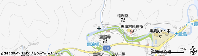 奈良県吉野郡黒滝村寺戸周辺の地図