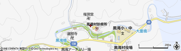 黒滝村歯科診療所周辺の地図