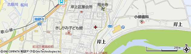和歌山県橋本市岸上258周辺の地図