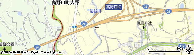 和歌山県橋本市高野口町大野1762周辺の地図