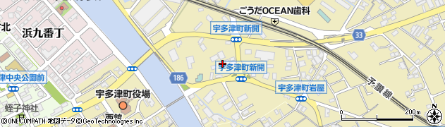 香川県綾歌郡宇多津町2392-1周辺の地図