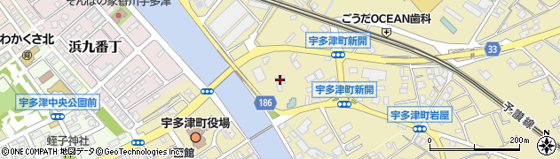 香川県綾歌郡宇多津町新開2571周辺の地図