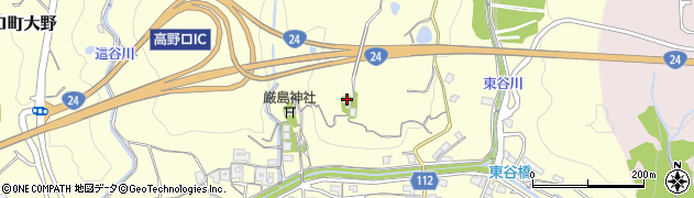 和歌山県橋本市高野口町大野1834周辺の地図