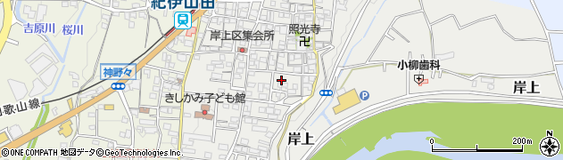 和歌山県橋本市岸上271周辺の地図