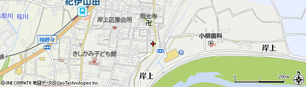 和歌山県橋本市岸上484周辺の地図