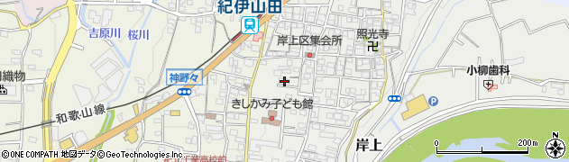 和歌山県橋本市岸上215周辺の地図