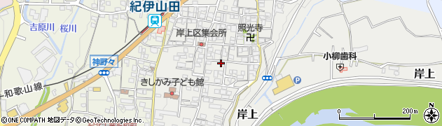 和歌山県橋本市岸上242周辺の地図