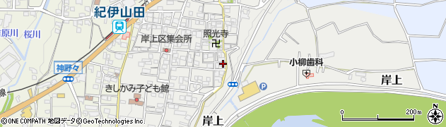 和歌山県橋本市岸上482周辺の地図