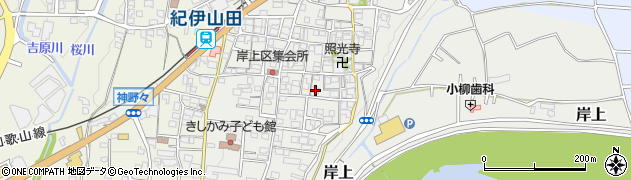 和歌山県橋本市岸上275周辺の地図