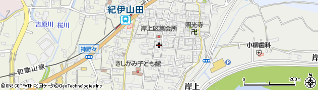 和歌山県橋本市岸上226周辺の地図