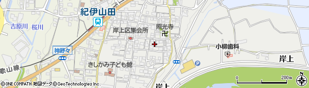 和歌山県橋本市岸上292周辺の地図