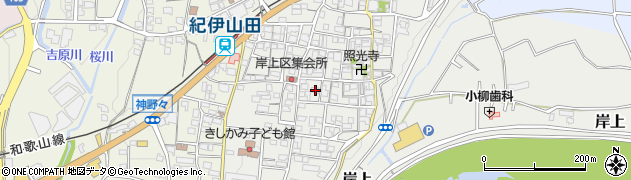 和歌山県橋本市岸上278周辺の地図