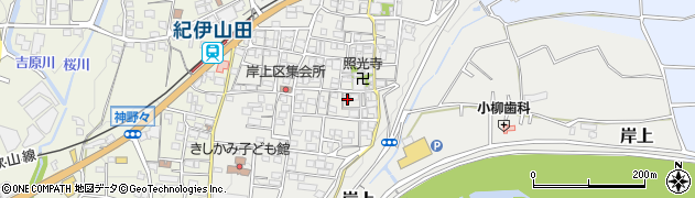 和歌山県橋本市岸上295周辺の地図