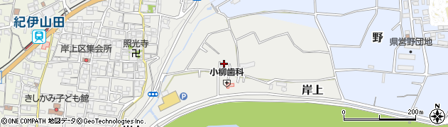 和歌山県橋本市岸上527周辺の地図