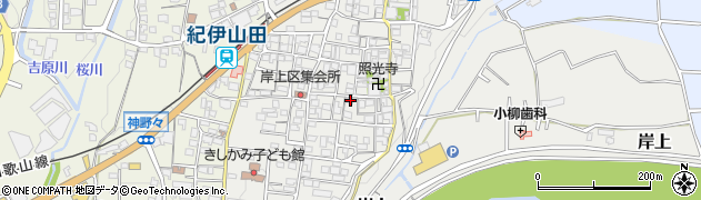 和歌山県橋本市岸上290周辺の地図