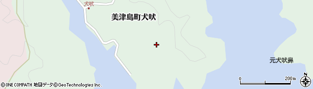 長崎県対馬市美津島町犬吠218周辺の地図