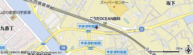 香川県綾歌郡宇多津町2376周辺の地図