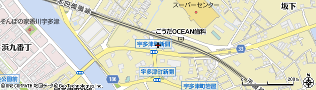 香川県綾歌郡宇多津町2410周辺の地図