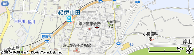 和歌山県橋本市岸上285周辺の地図