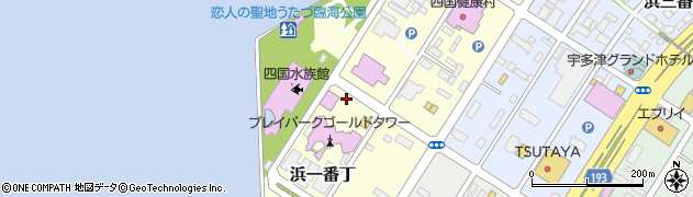 香川県宇多津町（綾歌郡）浜一番丁周辺の地図