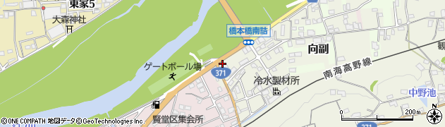和歌山県橋本市向副1001周辺の地図