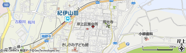 和歌山県橋本市岸上283周辺の地図