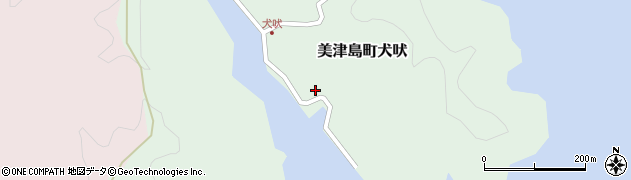 長崎県対馬市美津島町犬吠163周辺の地図