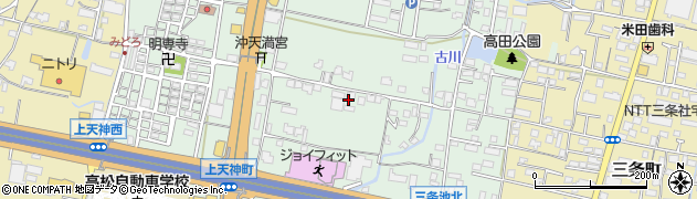 香川県高松市上天神町周辺の地図