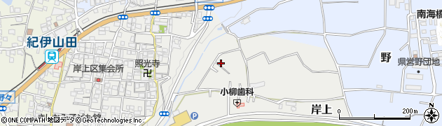 和歌山県橋本市岸上周辺の地図