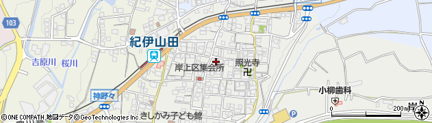 和歌山県橋本市岸上319周辺の地図
