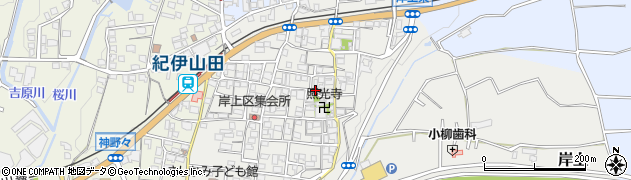 和歌山県橋本市岸上304周辺の地図