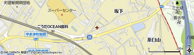 香川県綾歌郡宇多津町坂下3538周辺の地図