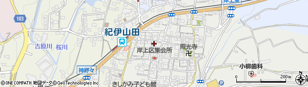 和歌山県橋本市岸上351周辺の地図