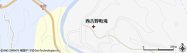 奈良県五條市西吉野町滝743周辺の地図