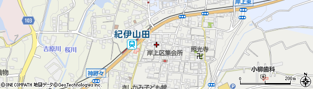 和歌山県橋本市岸上364周辺の地図