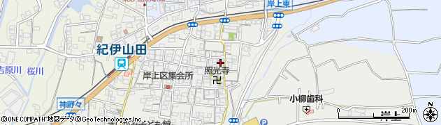 和歌山県橋本市岸上299周辺の地図