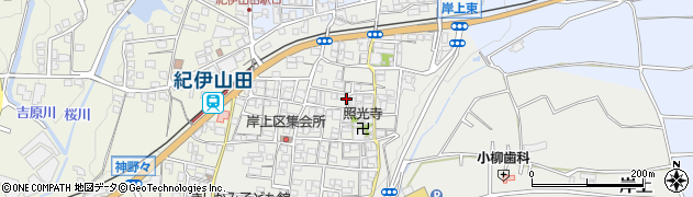 和歌山県橋本市岸上306周辺の地図