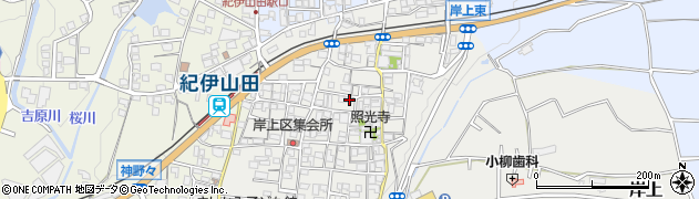 和歌山県橋本市岸上307周辺の地図