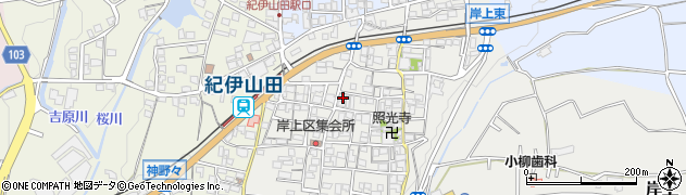 和歌山県橋本市岸上320周辺の地図