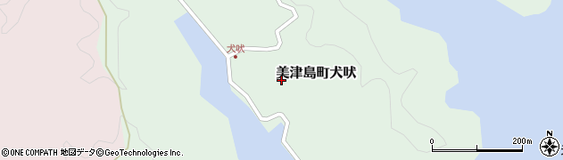 長崎県対馬市美津島町犬吠周辺の地図