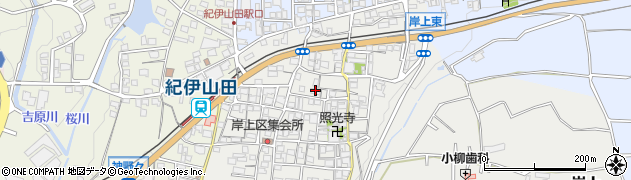 和歌山県橋本市岸上327周辺の地図