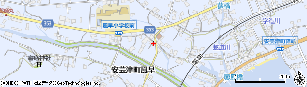安芸津風早郵便局 ＡＴＭ周辺の地図